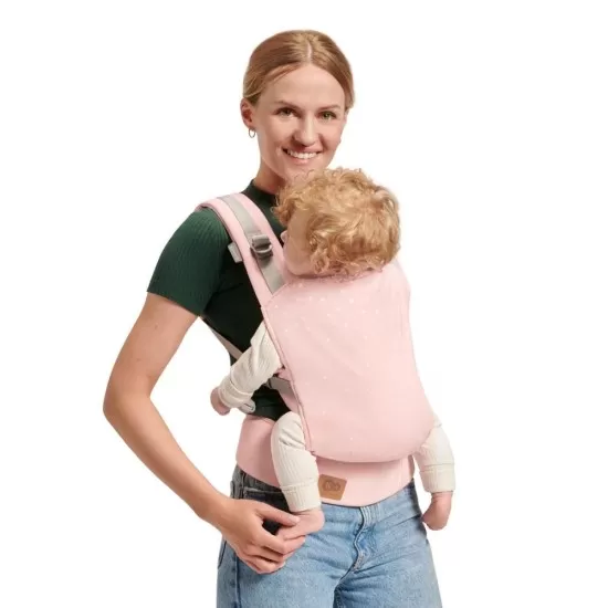 Marsupiu ergonomic Kinderkraft Nino, pana la 20 kg, Confetti Pink Marsupiu ergonomic Kinderkraft Nino, pana la 20 kg, Confetti Pink