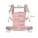 Marsupiu ergonomic Kinderkraft Nino, pana la 20 kg, Confetti Pink Marsupiu ergonomic Kinderkraft Nino, pana la 20 kg, Confetti Pink