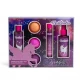 Set de baie pentru copii cu gel de dus, parfum de corp, confetti si 3 bombe de baie
