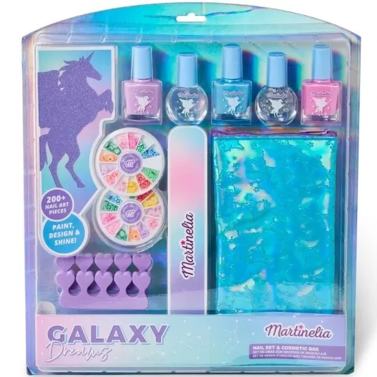 Set ingrijire unghii si geanta cosmetica Martinelia Galaxy Dreams Set ingrijire unghii si geanta cosmetica Martinelia Galaxy Dreams