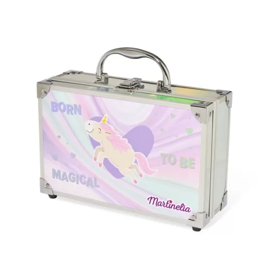 Trusa de machiaj in cutie metalica Martinelia Little Unicorn Trusa de machiaj in cutie metalica Martinelia Little Unicorn