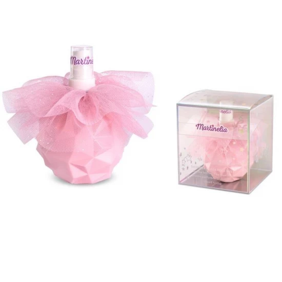 Parfum de corp cu sclipici 100 ml pentru fetite, sticluta roz, +3 ani