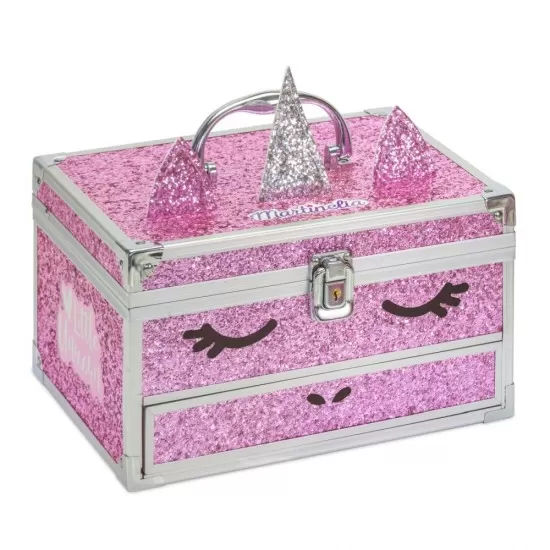Set infrumusetare pentru fetite Martinelia Unicorn Big Glitter Case Set infrumusetare pentru fetite Martinelia Unicorn Big Glitter Case