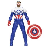 Figurina Captain America Marvel Avengers albastru deschis 24 cm