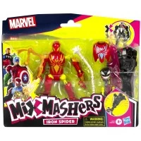 Figurina Iron Spider Marvel Avengers Mix Mashers cu accesorii 12 cm