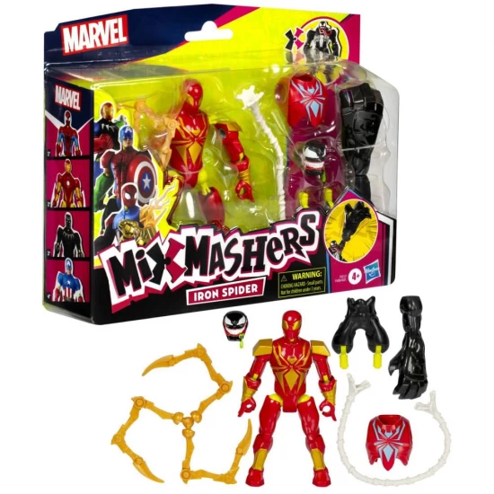 Figurina Iron Spider Marvel Avengers Mix Mashers cu accesorii 12 cm Figurina Iron Spider Marvel Avengers Mix Mashers cu accesorii 12 cm