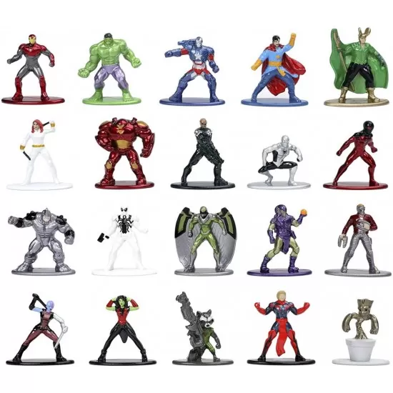 Set 20 de nanofigurine metal 4 cm Marvel Set 20 de nanofigurine metal 4 cm Marvel