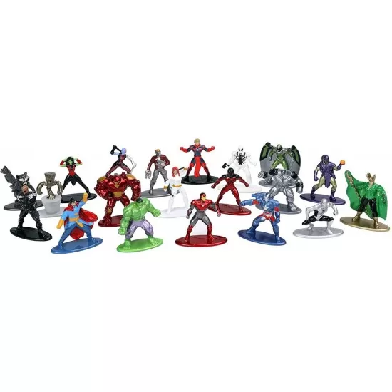 Set 20 de nanofigurine metal 4 cm Marvel Set 20 de nanofigurine metal 4 cm Marvel