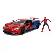 Masina metalica Marvel Spiderman 2017 Ford GT scara 1:24