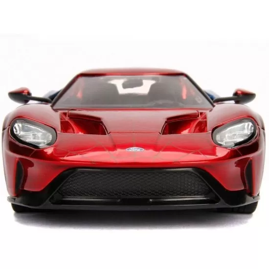 Masina metalica Marvel Spiderman 2017 Ford GT scara 1:24 Masina metalica Marvel Spiderman 2017 Ford GT scara 1:24