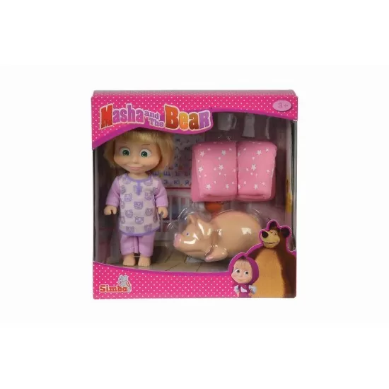Set Papusa Masha pregatita de somn Set Papusa Masha pregatita de somn
