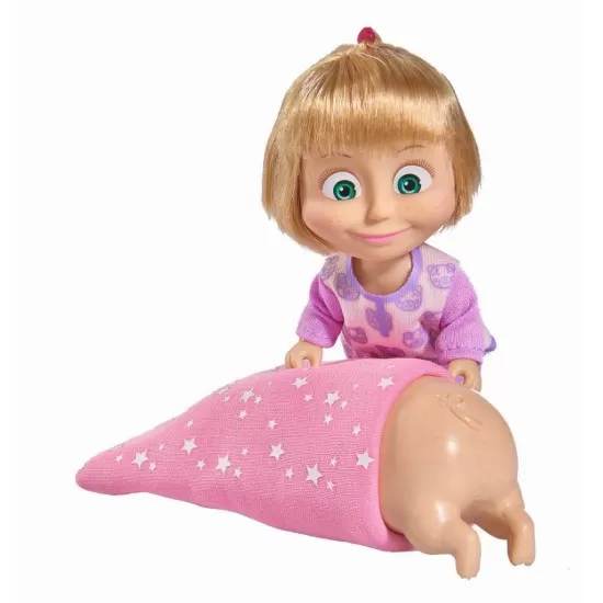 Set Papusa Masha pregatita de somn Set Papusa Masha pregatita de somn