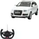 Masina cu telecomanda Audi Q7 alb scara 1:14 Rastar Masina cu telecomanda Audi Q7 alb scara 1:14 Rastar