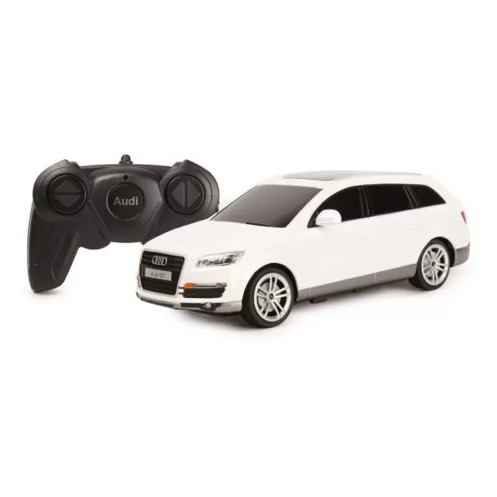 Masina cu telecomanda Audi Q7 alb scara 1:24 Masina cu telecomanda Audi Q7 alb scara 1:24