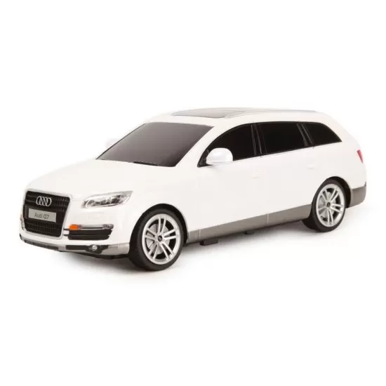 Masina cu telecomanda Audi Q7 alb scara 1:24 Masina cu telecomanda Audi Q7 alb scara 1:24