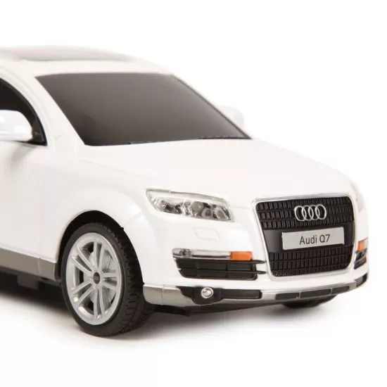 Masina cu telecomanda Audi Q7 alb scara 1:24 Masina cu telecomanda Audi Q7 alb scara 1:24