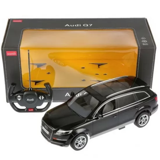 Masina cu telecomanda Audi Q7 negru scara 1:14 Masina cu telecomanda Audi Q7 negru scara 1:14
