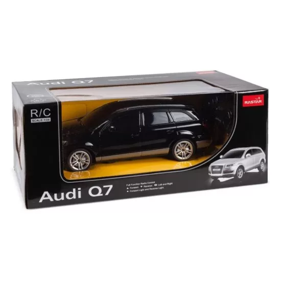 Masina cu telecomanda Audi Q7 negru scara 1:24 Masina cu telecomanda Audi Q7 negru scara 1:24