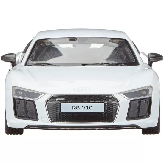 Masina cu telecomanda Audi R8 alb scara 1:14 Masina cu telecomanda Audi R8 alb scara 1:14