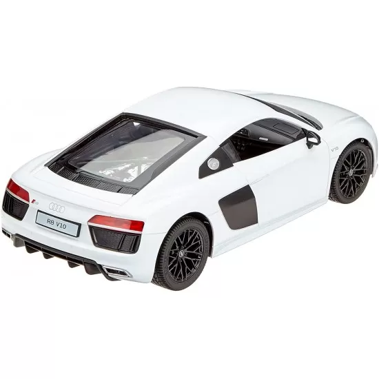 Masina cu telecomanda Audi R8 alb scara 1:14 Masina cu telecomanda Audi R8 alb scara 1:14