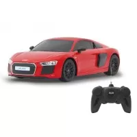 Masina cu telecomanda Audi R8 rosu cu scara 1:24