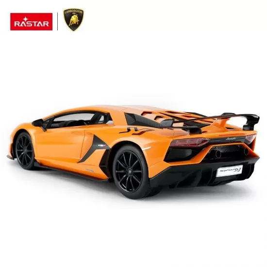 Masina cu telecomanda Aventador SVJ portocaliu scara 1:14 Masina cu telecomanda Aventador SVJ portocaliu scara 1:14