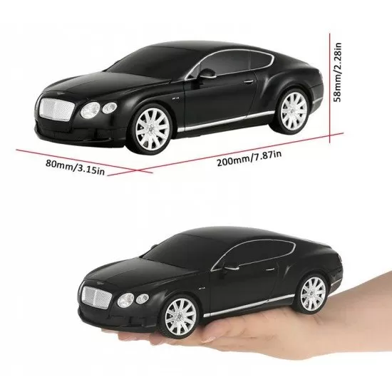 Masinuta cu telecomanda Bantley Continental GT negru scara 1:24 Masinuta cu telecomanda Bantley Continental GT negru scara 1:24