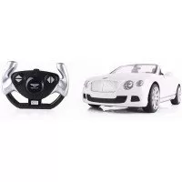 Masina cu telecomanda Bentley Continental GT alb scara 1:12