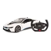 Masina cu telecomanda BMW I8 alb scara 1:14 Rastar