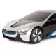Masina cu telecomanda BMW I8 argintie scara 1:24 Masina cu telecomanda BMW I8 argintie scara 1:24