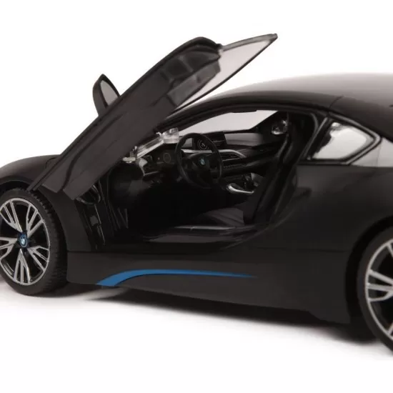 Masina cu telecomanda BMW I8 negru scara 1:14 Rastar Masina cu telecomanda BMW I8 negru scara 1:14 Rastar