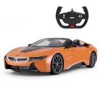 Masina cu telecomanda BMW I8 portocalie scara 1:12