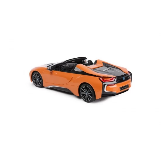 Masina cu telecomanda BMW I8 portocalie scara 1:12 Masina cu telecomanda BMW I8 portocalie scara 1:12