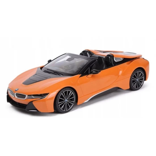 Masina cu telecomanda BMW I8 portocalie scara 1:12 Masina cu telecomanda BMW I8 portocalie scara 1:12