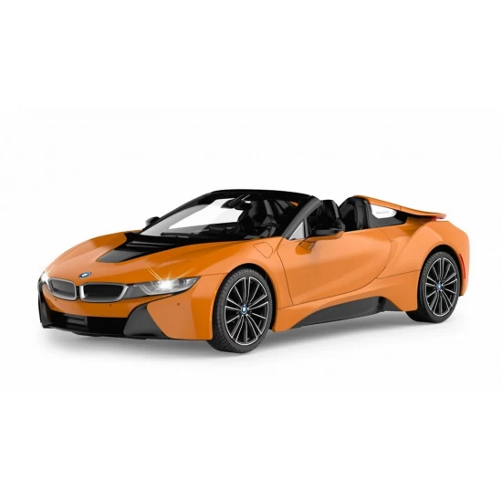 Masina cu telecomanda BMW I8 portocalie scara 1:12 Masina cu telecomanda BMW I8 portocalie scara 1:12