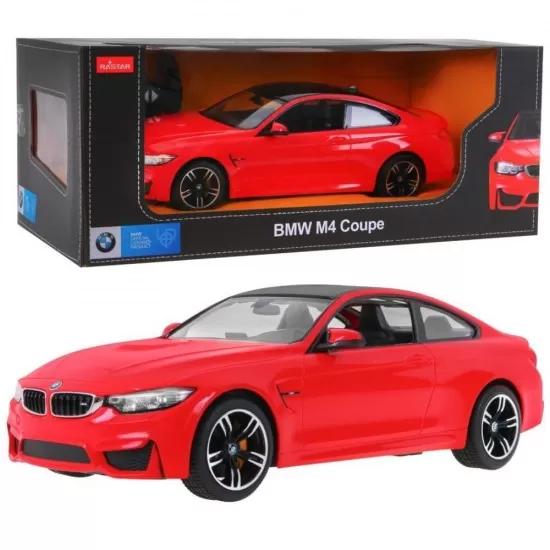 Masina cu telecomanda BMW M4 rosu cu scara 1:14 Masina cu telecomanda BMW M4 rosu cu scara 1:14