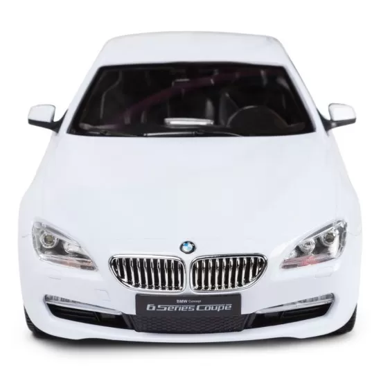 Masina cu telecomanda BMW seria 6 alb cu scara 1:14 Masina cu telecomanda BMW seria 6 alb cu scara 1:14