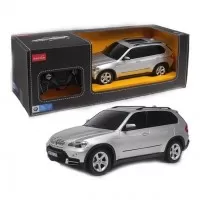 Masina cu telecomanda BMW X5 argintiu scara 1:18