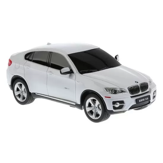 Masina cu telecomanda BMW X6 alb scara 1:24 Masina cu telecomanda BMW X6 alb scara 1:24