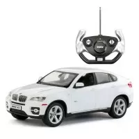 Masina cu telecomanda BMW X6 alba cu scara 1:14