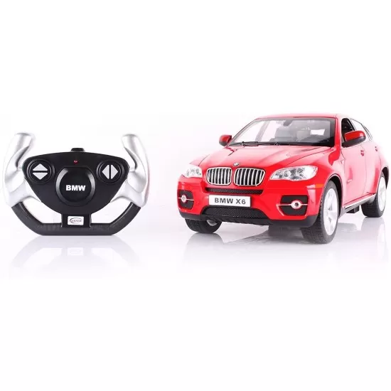 Masina cu telecomanda BMW X6 rosu cu scara 1:14 Masina cu telecomanda BMW X6 rosu cu scara 1:14