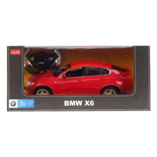 Masina cu telecomanda BMW X6 rosu cu scara 1:14 Masina cu telecomanda BMW X6 rosu cu scara 1:14