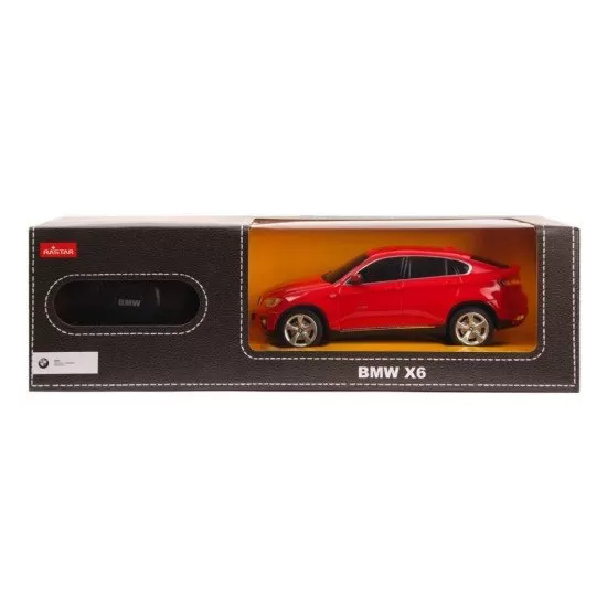 Masinuta cu telecomanda BMW X6 rosu scara 1:24 Masinuta cu telecomanda BMW X6 rosu scara 1:24