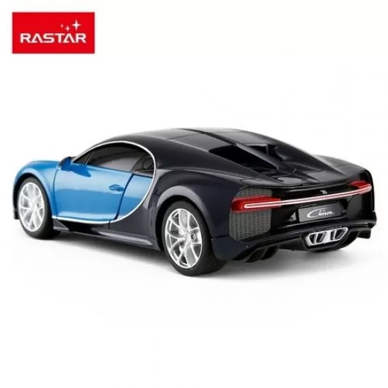 Masina cu telecomanda Bugatti Chiron albastru scara 1:24 Masina cu telecomanda Bugatti Chiron albastru scara 1:24
