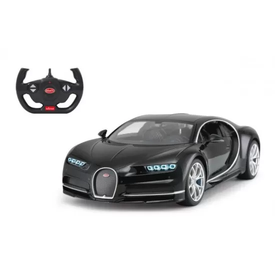 Masina cu telecomanda Bugatti Chiron negru scara 1:14 Masina cu telecomanda Bugatti Chiron negru scara 1:14