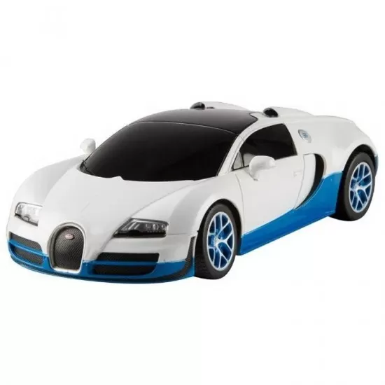 Masina cu telecomanda Bugatti Grand Sport Vitesse alb cu scara 1:18 Masina cu telecomanda Bugatti Grand Sport Vitesse alb cu scara 1:18