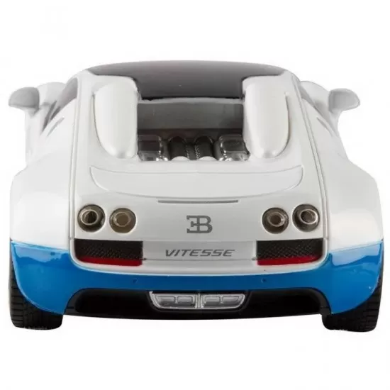 Masina cu telecomanda Bugatti Grand Sport Vitesse alb cu scara 1:18 Masina cu telecomanda Bugatti Grand Sport Vitesse alb cu scara 1:18