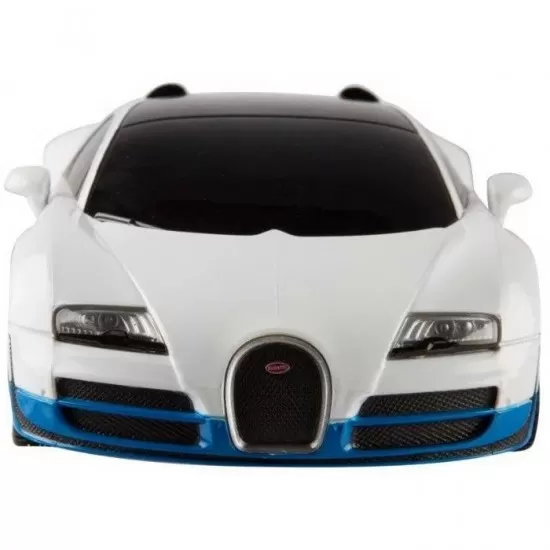Masina cu telecomanda Bugatti Grand Sport Vitesse alb cu scara 1:18 Masina cu telecomanda Bugatti Grand Sport Vitesse alb cu scara 1:18