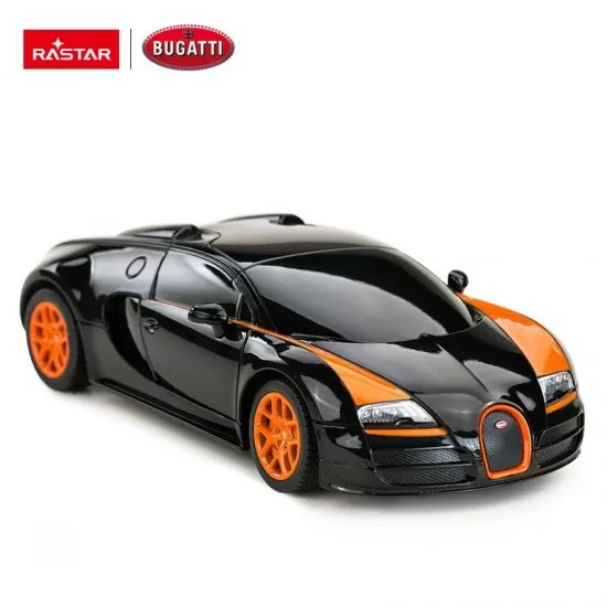 Masina cu telecomanda Bugatti Grand Sport Vitesse negru scara 1:24 Masina cu telecomanda Bugatti Grand Sport Vitesse negru scara 1:24