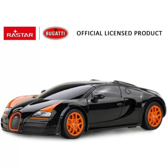 Masina cu telecomanda Bugatti Grand Sport Vitesse negru scara 1:18 Masina cu telecomanda Bugatti Grand Sport Vitesse negru scara 1:18